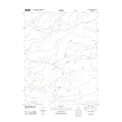 2012 Map of Devils Nose, 2012 Print