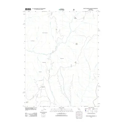 2012 Map of Devils Parade Ground, 2012 Print