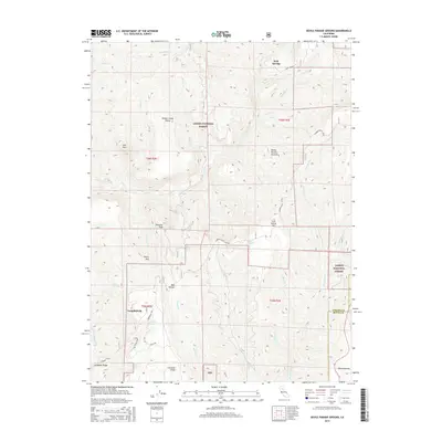 2015 Map of Devils Parade Ground, 2015 Print