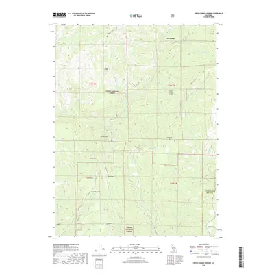 2018 Map of Devils Parade Ground, 2018 Print