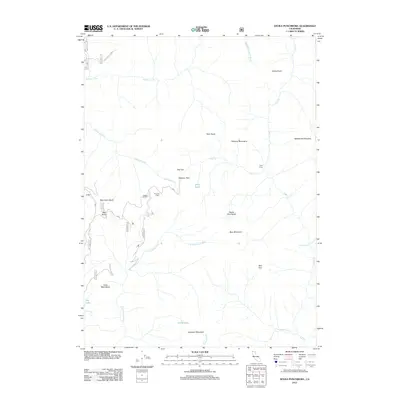 2012 Map of Devils Punchbowl, 2012 Print