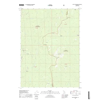 2018 Map of Devils Punchbowl, 2018 Print