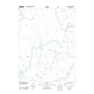 2012 Map of Devils Rock, 2012 Print