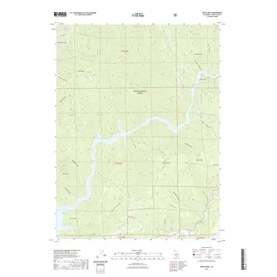 2021 Map of Devils Rock, 2021 Print