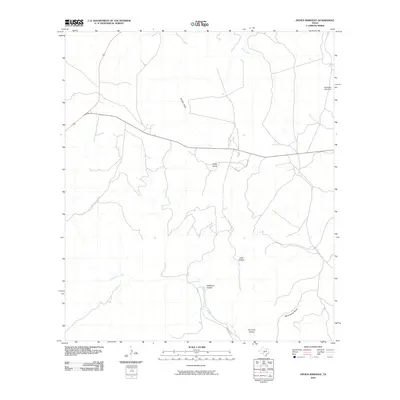 2010 Map of Devils Sinkhole, 2010 Print
