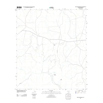 2012 Map of Devils Sinkhole, 2012 Print