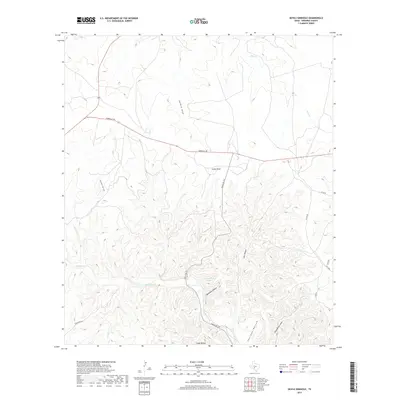 2019 Map of Devils Sinkhole, 2019 Print