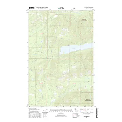 2017 Map of Devils Slide, 2017 Print