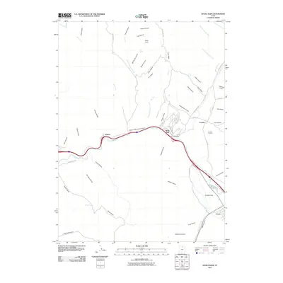2011 Map of Devils Slide, 2011 Print