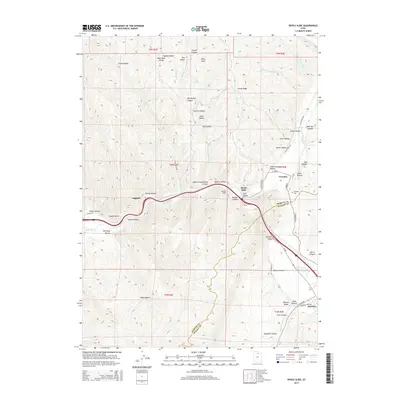 2014 Map of Devils Slide, 2014 Print