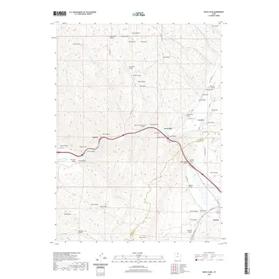 2020 Map of Devils Slide, 2020 Print