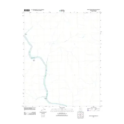 2011 Map of Devils Slide Rapids, 2011 Print