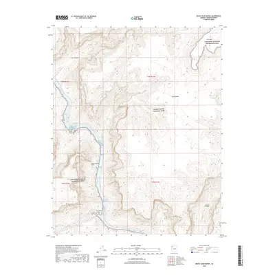 2018 Map of Devils Slide Rapids, 2018 Print