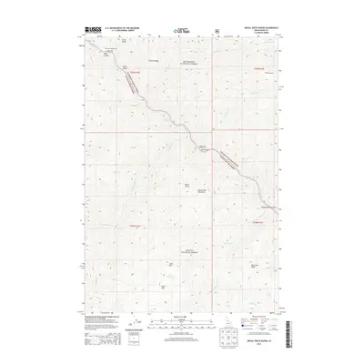 2013 Map of Devils Teeth Rapids, 2013 Print