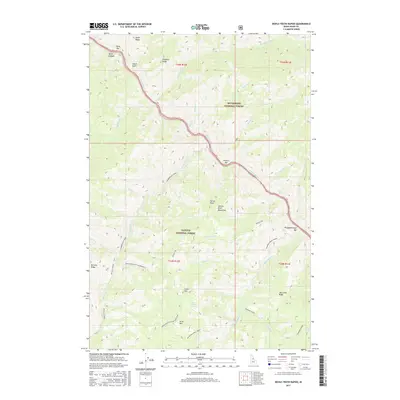 2017 Map of Devils Teeth Rapids, 2017 Print