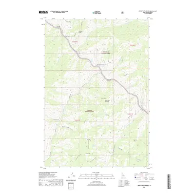2020 Map of Devils Teeth Rapids, 2020 Print