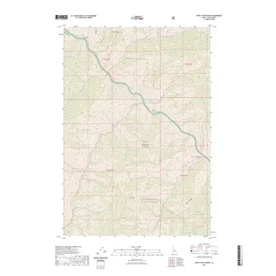 2023 Map of Devils Teeth Rapids, 2023 Print