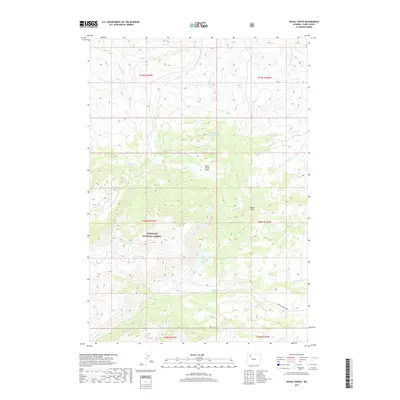 2017 Map of Devils Tooth, 2017 Print