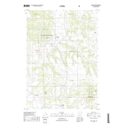 2017 Map of Devils Tower, 2017 Print