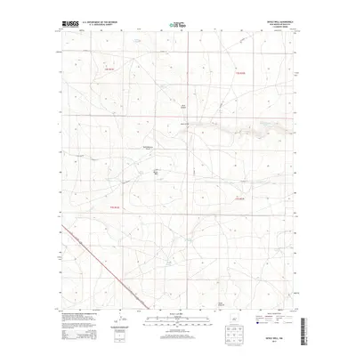 2013 Map of Devils Well, 2013 Print