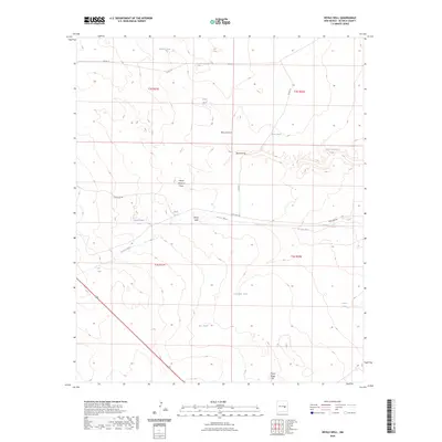 2023 Map of Devils Well, 2023 Print
