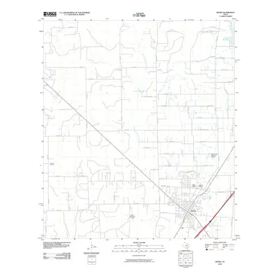 2010 Map of Devine, 2010 Print