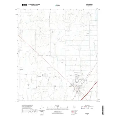 2019 Map of Devine, 2019 Print