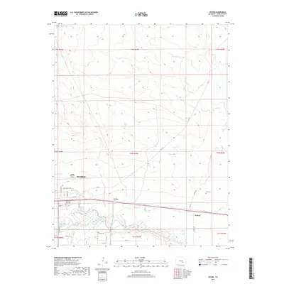 2019 Map of Devine, 2019 Print