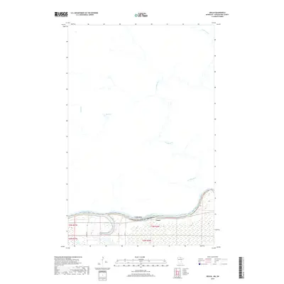 2019 Map of Devlin, 2019 Print