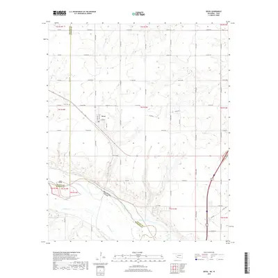 2018 Map of Devol, 2018 Print