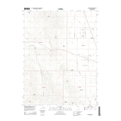 2014 Map of Devon Peak, 2014 Print