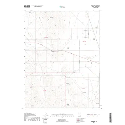 2018 Map of Devon Peak, 2018 Print