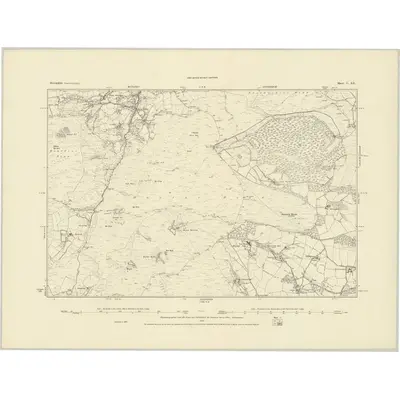1885 Map of Devonshire C.SE