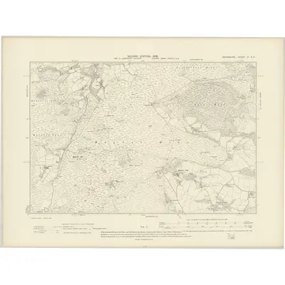 1904 Map of Devonshire C.SE, 1906 Print