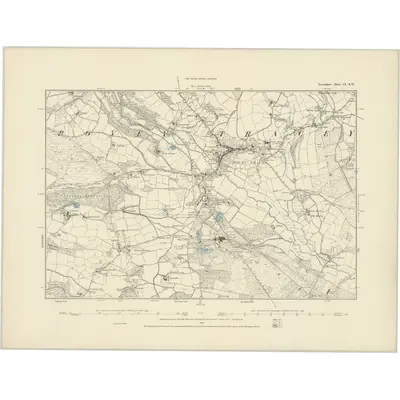 1887 Map of Devonshire CI.SW