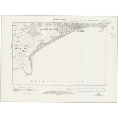1938 Map of Devonshire CIII.NE & CIIIa.NW, 1944 Print
