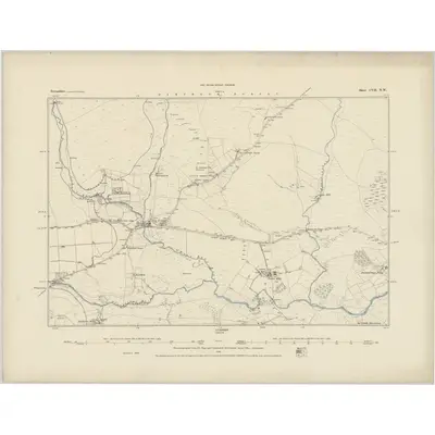 1884 Map of Devonshire CVII.NW