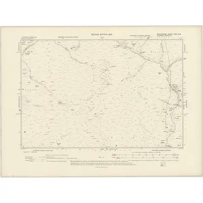 1904 Map of Devonshire CXIII.SW, 1906 Print