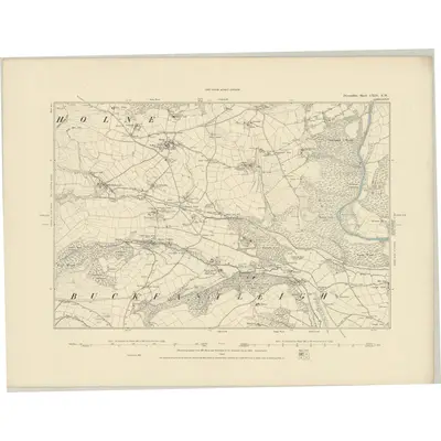 1886 Map of Devonshire CXIV.NW