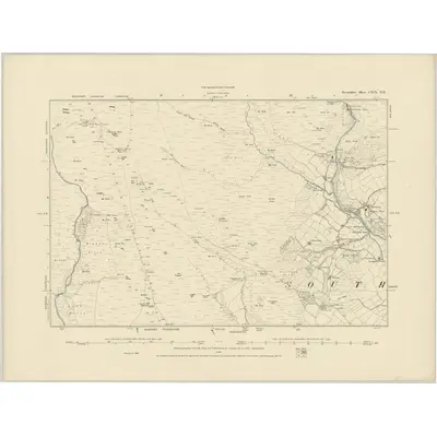1886 Map of Devonshire CXIX.NE