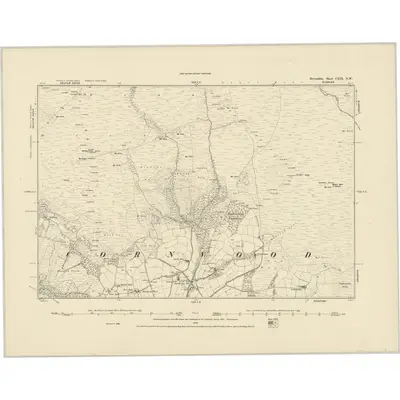 1886 Map of Devonshire CXIX.NW
