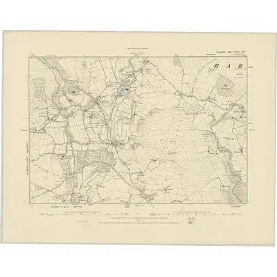 1886 Map of Devonshire CXIX.SW