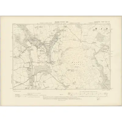 1904 Map of Devonshire CXIX.SW, 1906 Print