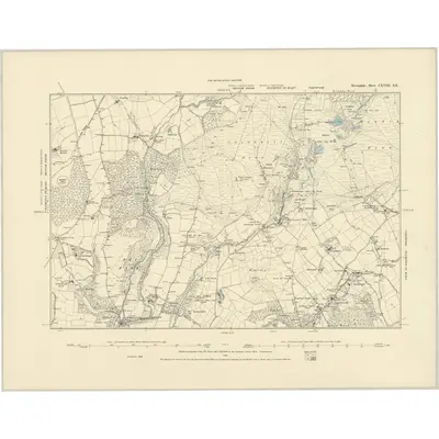 1886 Map of Devonshire CXVIII.SE
