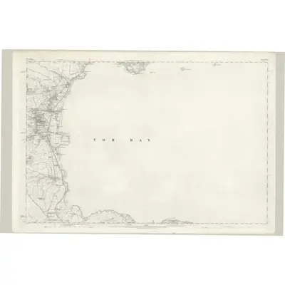 1863 Map of Devonshire CXXII, 1869 Print