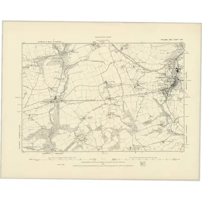 1886 Map of Devonshire CXXV.NW