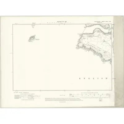 1912 Map of Devonshire CXXX.SW, 1915 Print
