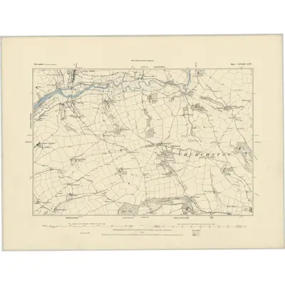 1884 Map of Devonshire CXXXII.SW