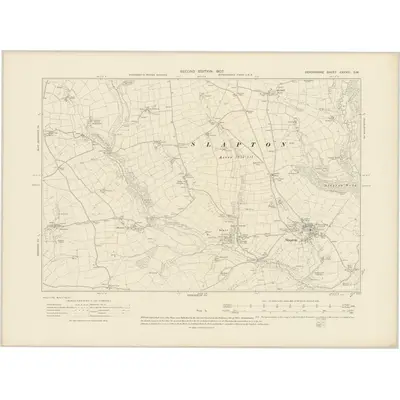 1904 Map of Devonshire CXXXIII.SW, 1907 Print