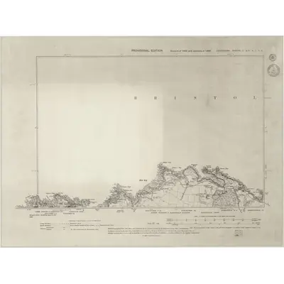 1938 Map of Devonshire IA.SE & I.SW, 1943 Print